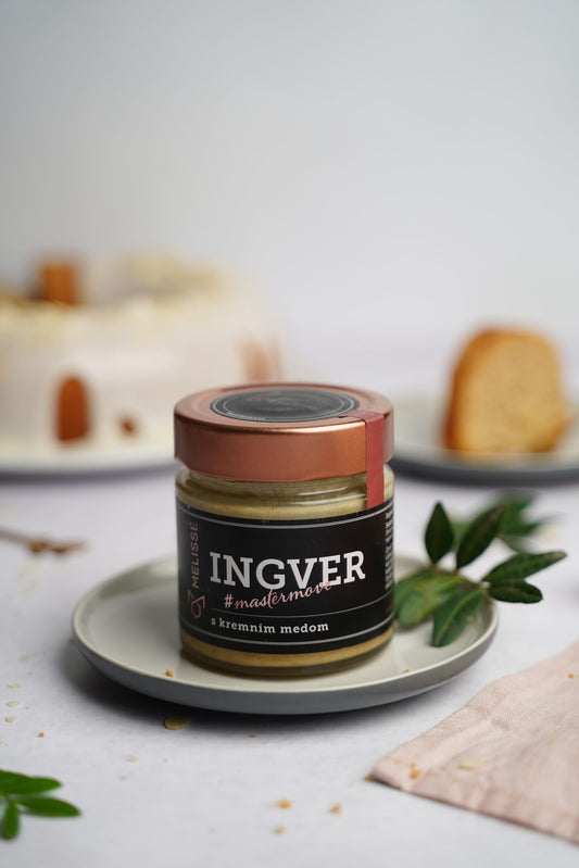 Creamy honey with ginger