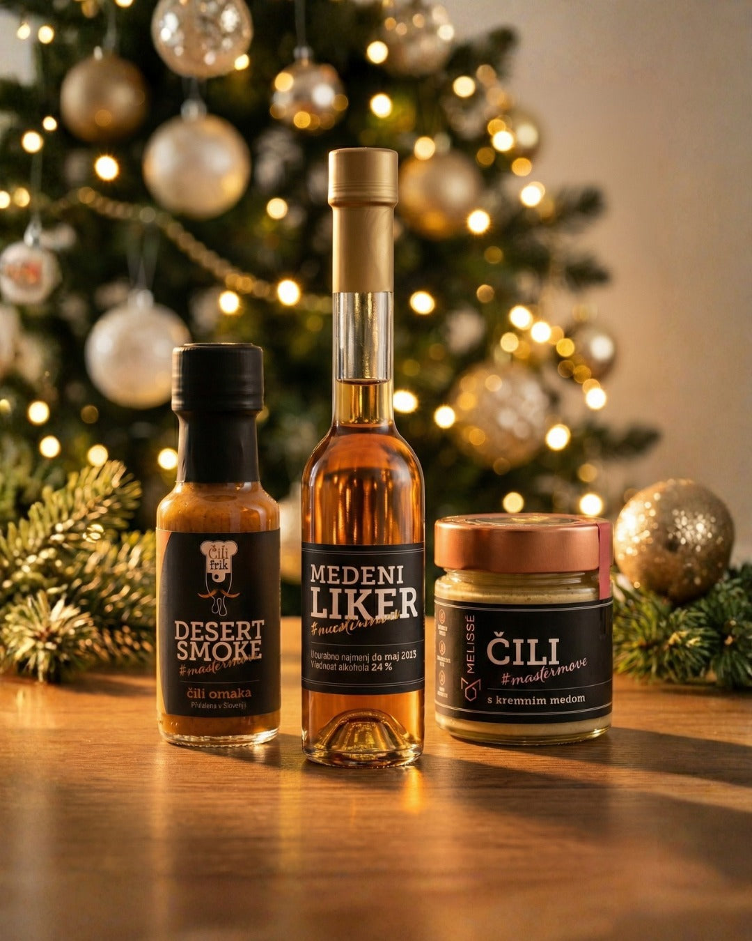 Gourmet mix with honey liqueur