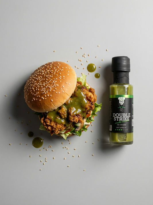 NOVO! DOUBLE STRIKE: Wasabi omaka s habanero čilijem – 250 ml