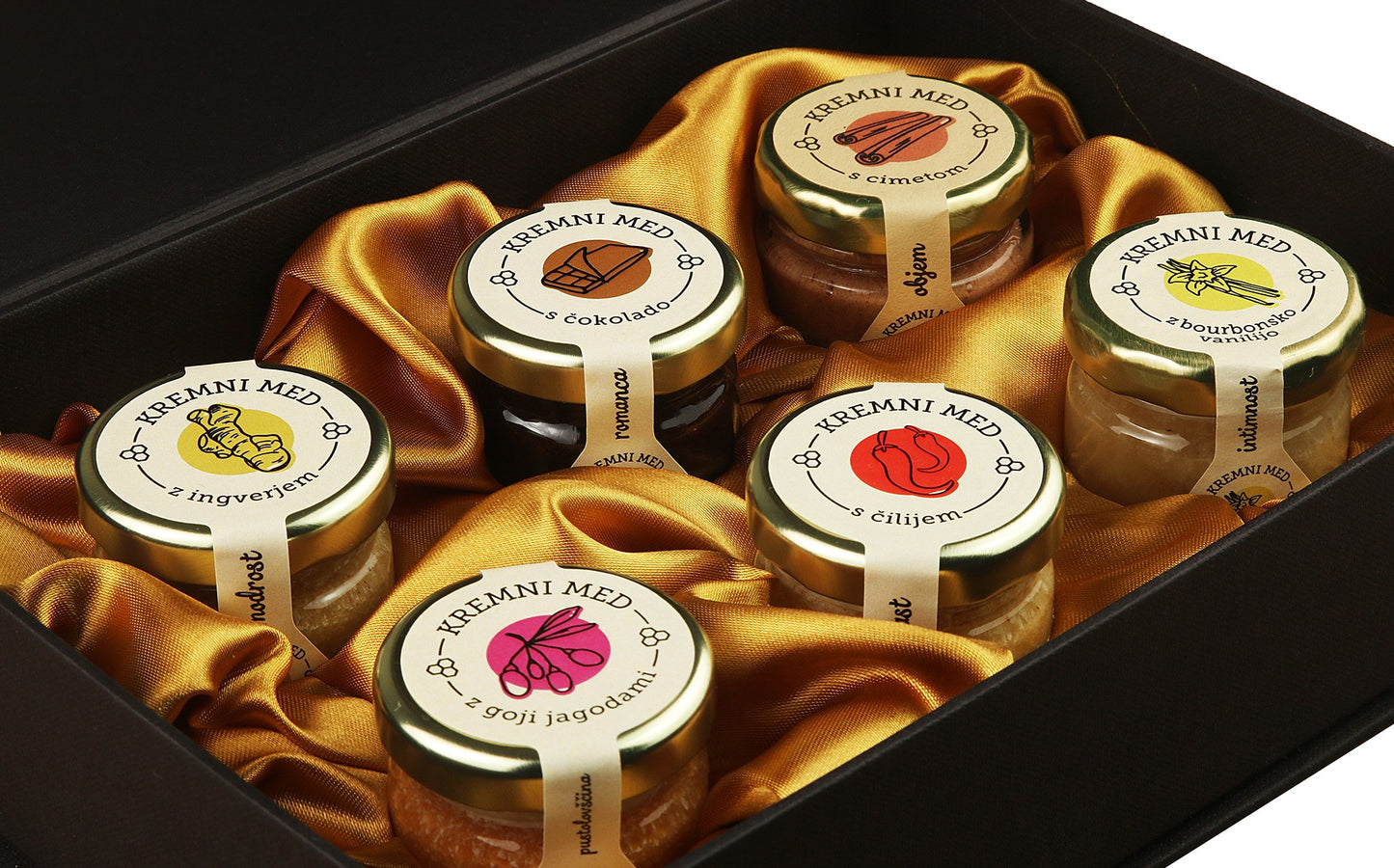 1x mini kremasti med s okusom