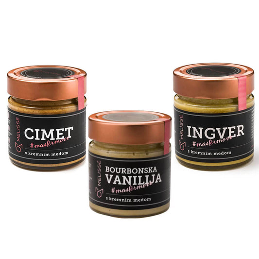 'HONEY BUNCH' THREE CREAMY HONEYS