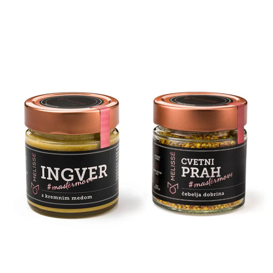 Pollen + creamy honey of your choice