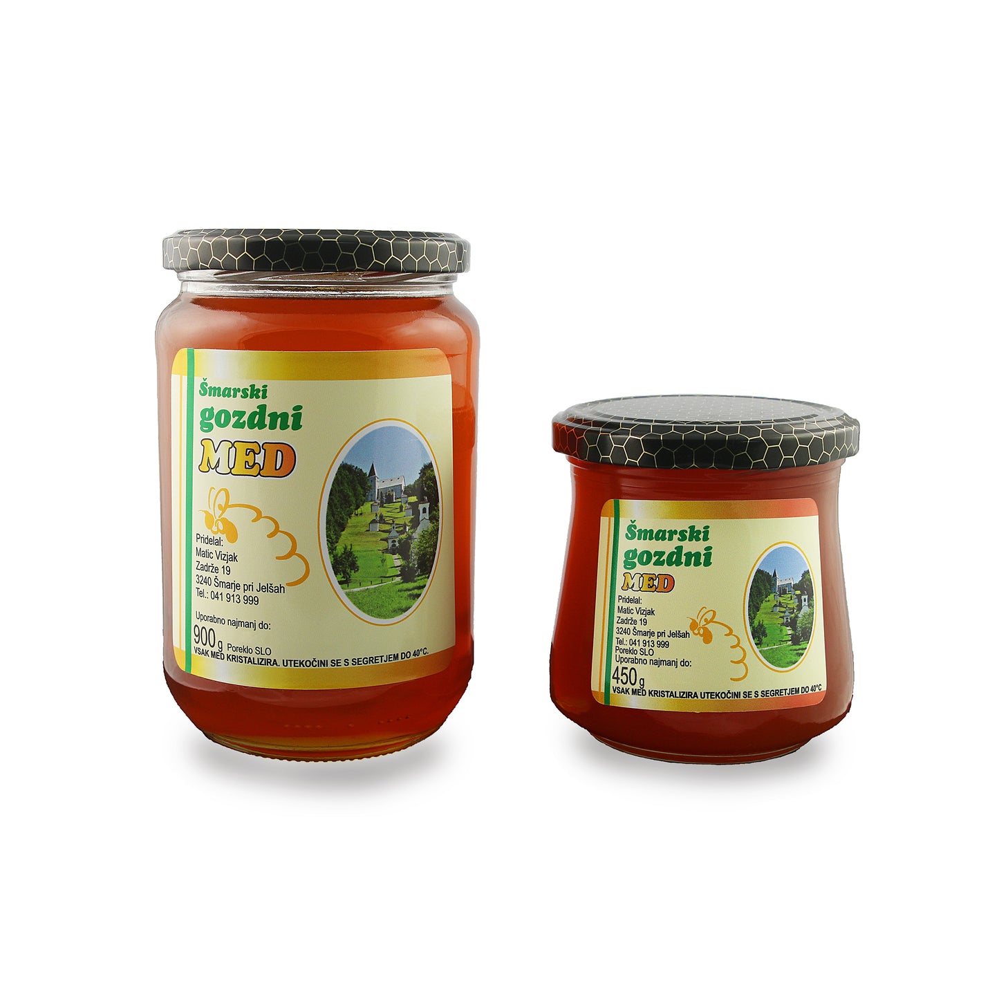 Šmarski gozdni med – dar narave iz srca Slovenije, 450g in 900g