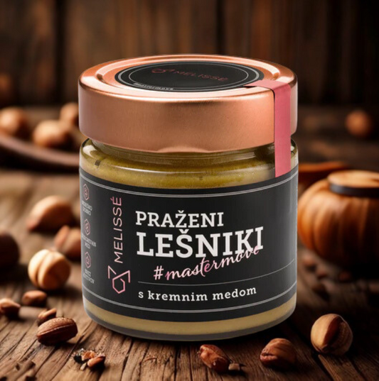 Creamy honey with hazelnut