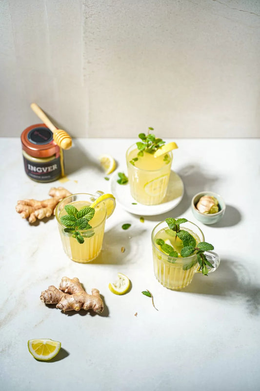 Detox medeno ingverjeva limonada