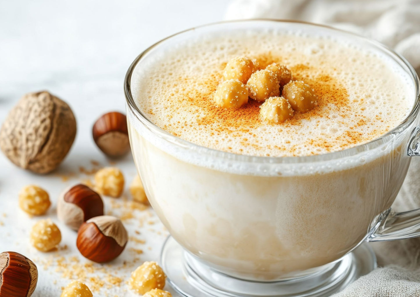 Kremni med s praženimi lešniki