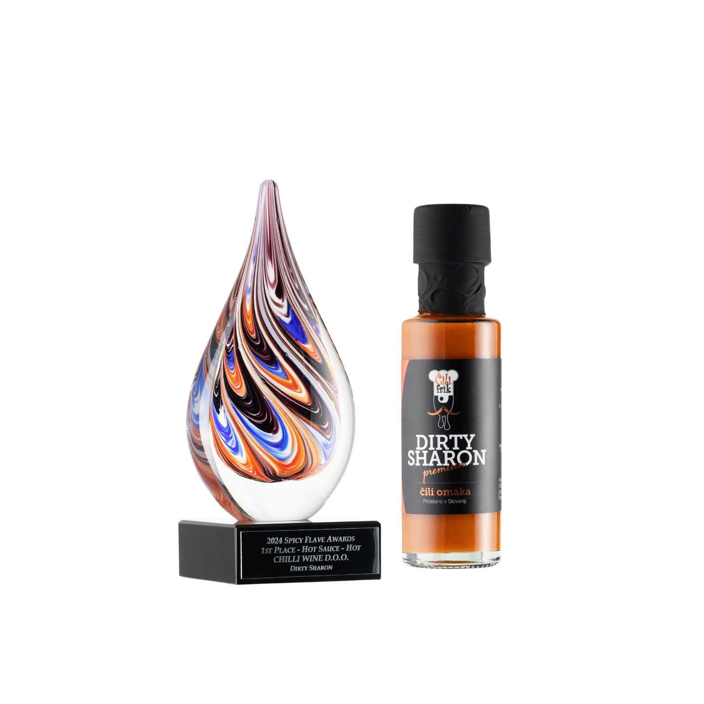 DIRTY SHARON: BBQ omaka. Stopnja pikantnosti: 4/7 – 100 ml