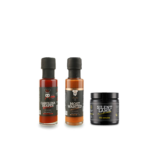 EXTRA HOT mini trio 2 x 100ml + 1 x 125ml