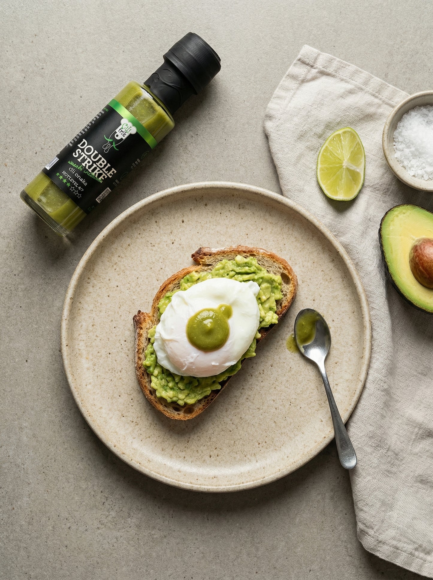 NOVO! DOUBLE STRIKE: Wasabi omaka s habanero čilijem – 100 ml