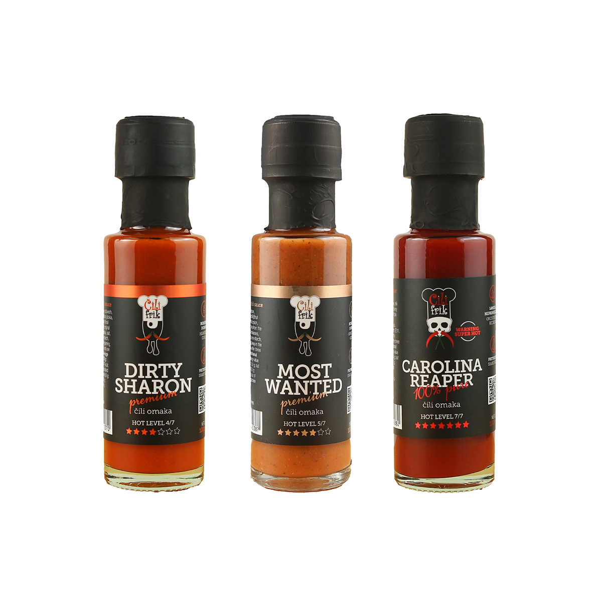 EXTRA HOT MINI TRIO 3x 100ml
