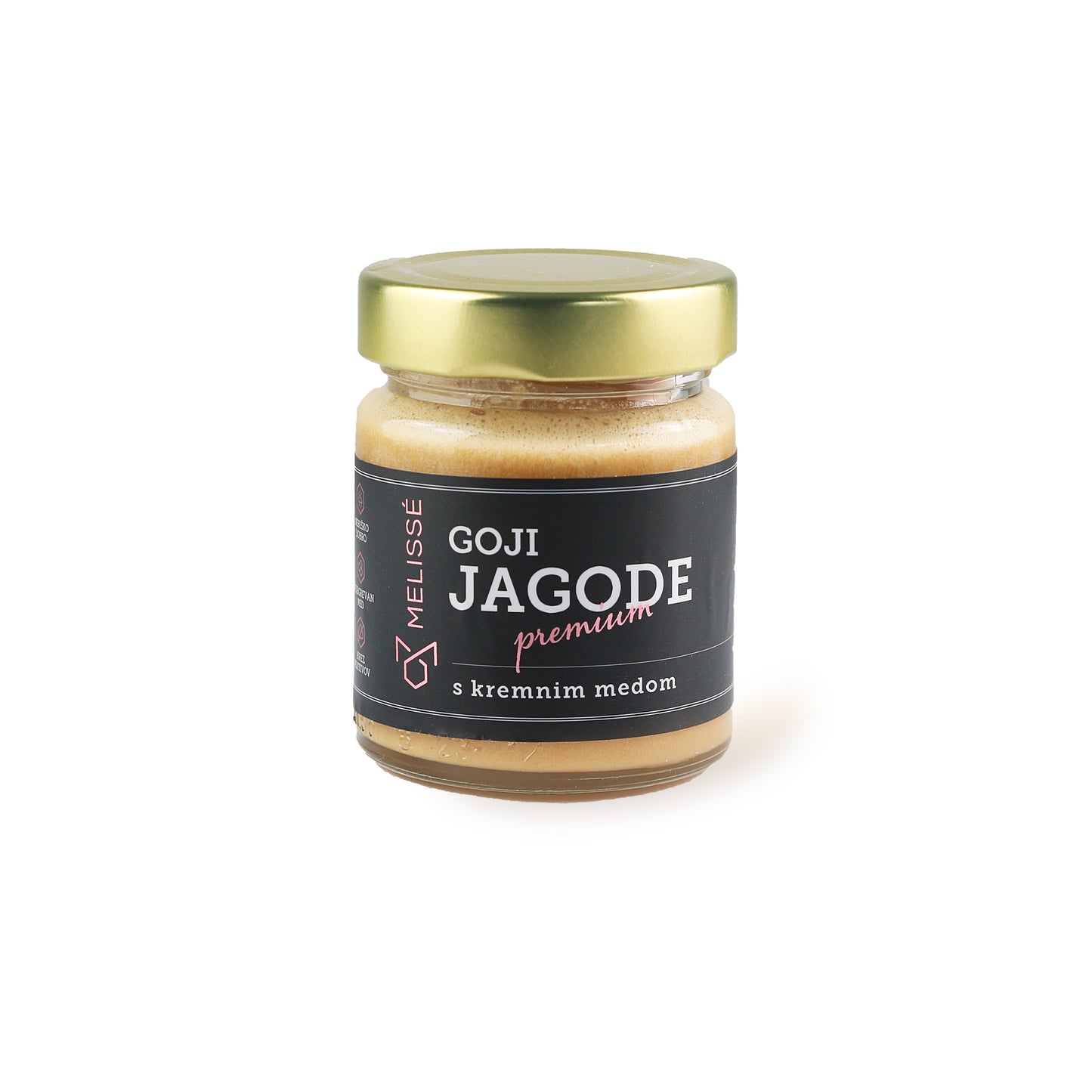 Creamy honey with goji berries 
