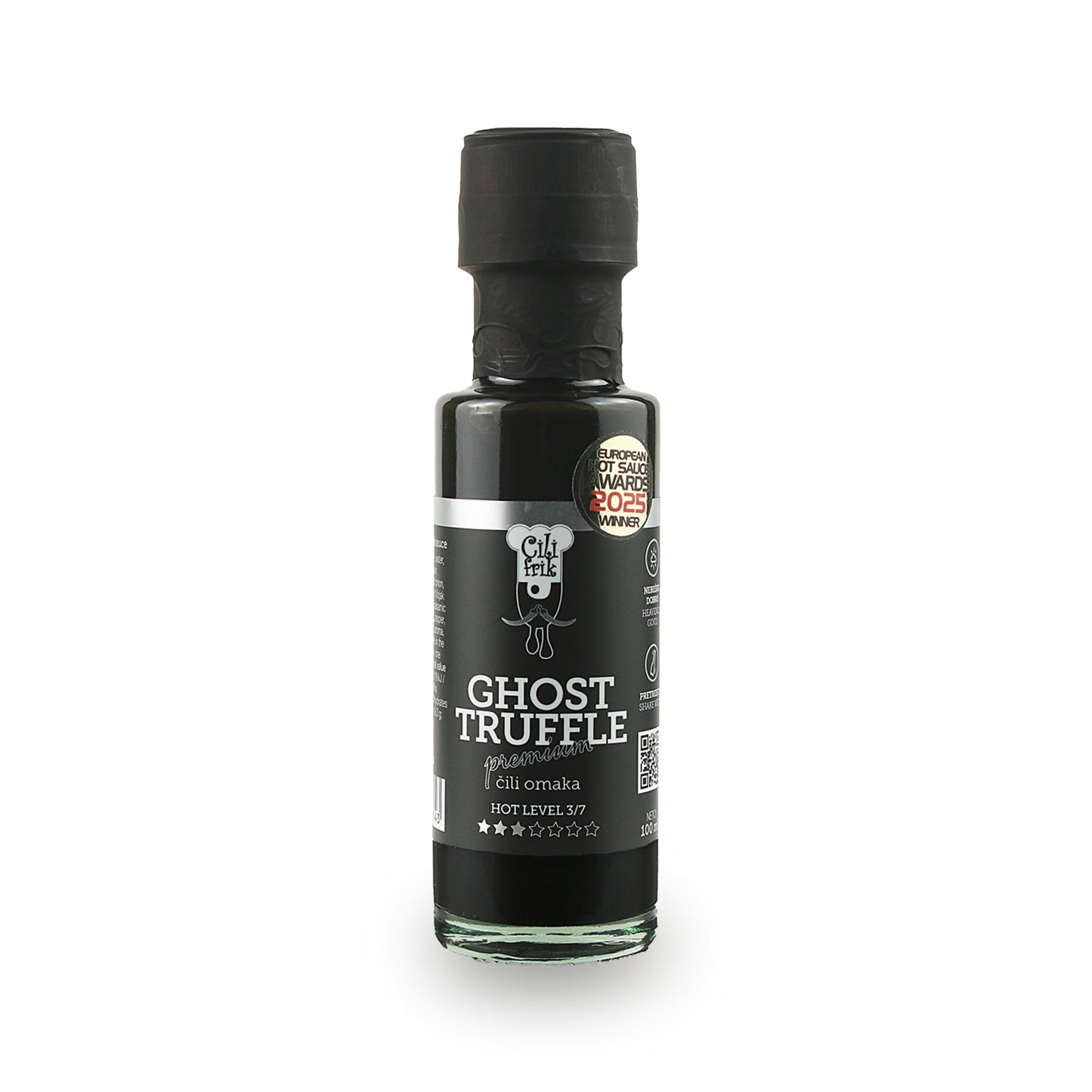 GHOST TRUFFLE: Premium čili omaka. Stopnja pikantnosti: 3/7 – 100 ml