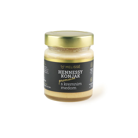 Kremni med s Hennessy konjakom
