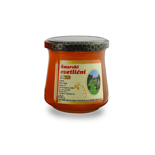 Šmarski cvetlični med, 450g ali 900g
