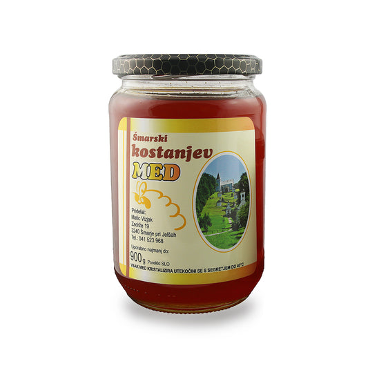 Kostanjev med – kralj medov, 450g in 900g