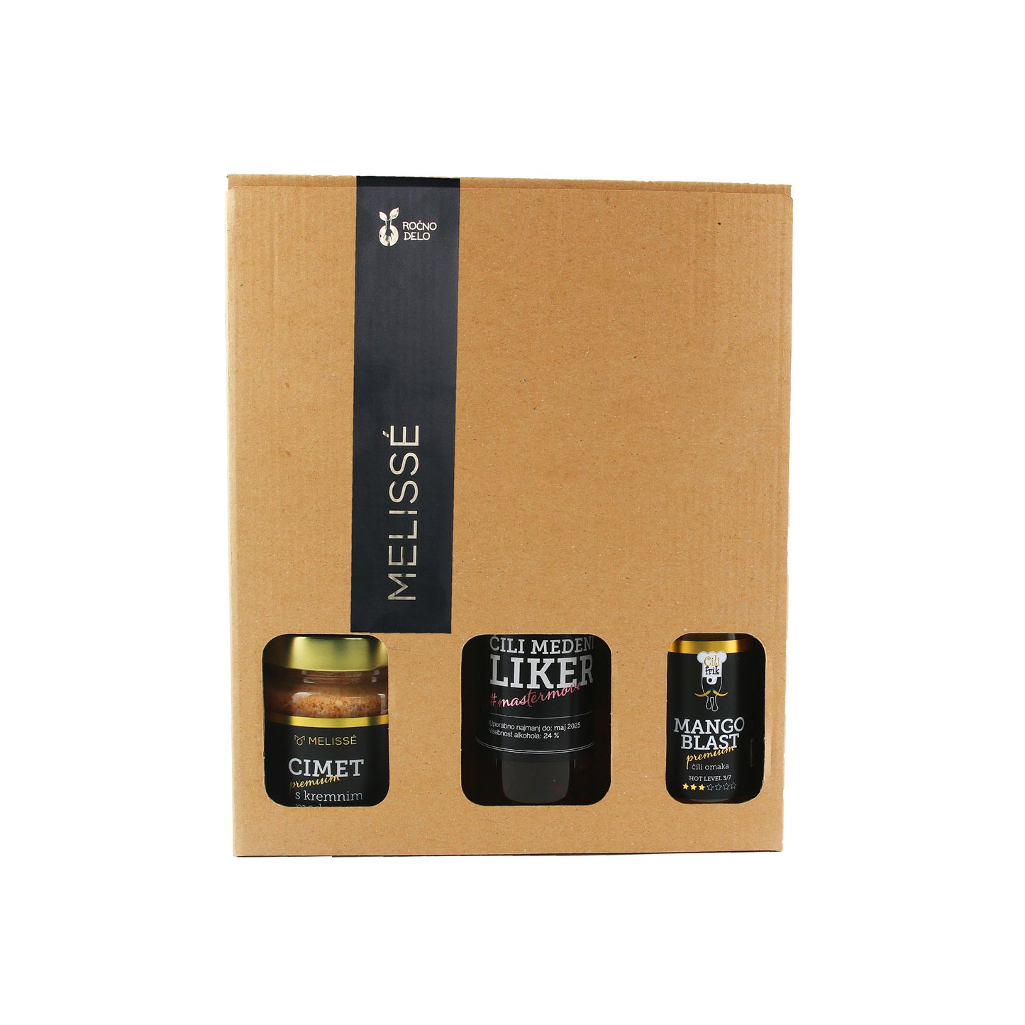 Gourmet mix with honey liqueur