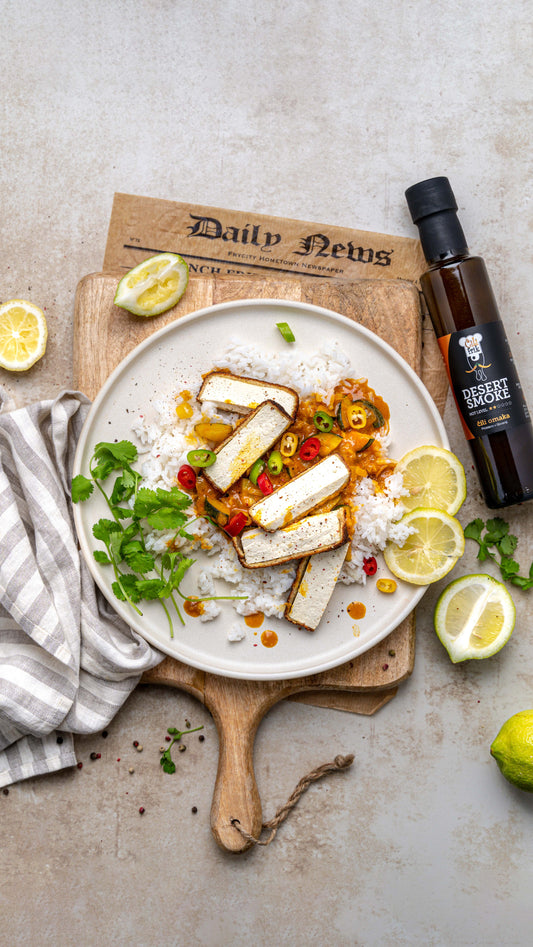 Desert Smoke - čili Habanero omaka s curryem 250ml
