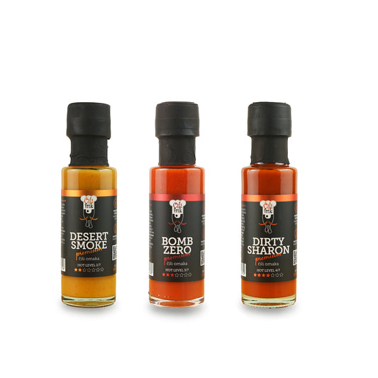 MEDIUM HOT mini trio 3 x 100ml
